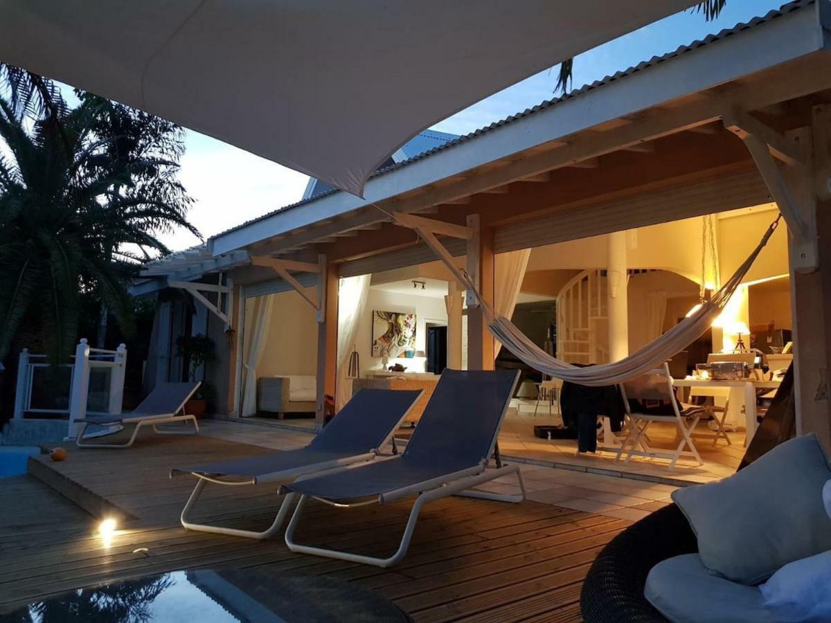 Villa Iguanou Et Piscine En Bord De Mer Proche Plages Marina Et Golf Saint-Francois  Zewnętrze zdjęcie