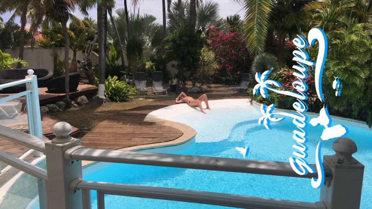 Villa Iguanou Et Piscine En Bord De Mer Proche Plages Marina Et Golf Saint-Francois  Zewnętrze zdjęcie