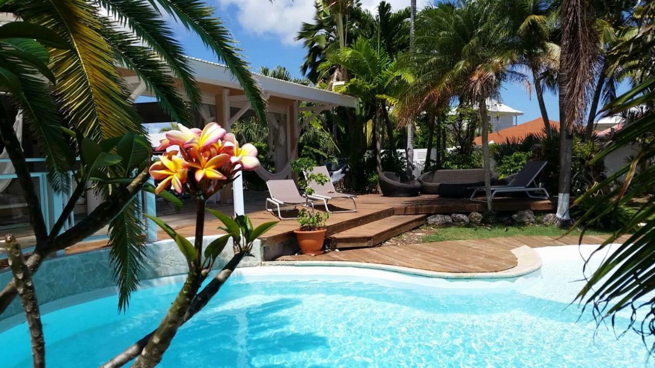Villa Iguanou Et Piscine En Bord De Mer Proche Plages Marina Et Golf Saint-Francois  Zewnętrze zdjęcie